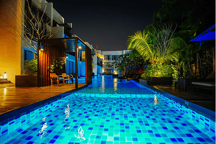 Piscines par jour